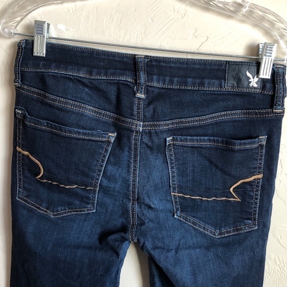 American Eagle Dark Wash Super‎ Stretch Jeggings - Picture 10 of 11